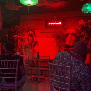 The Red Lei Lounge - Stage & dancer - Tiki Bars Near Me - Jacksonville, Florida