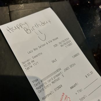 Lazy Boy Saloon - Samantha was the sweetest! - Bars Near Me - White Plains, New York