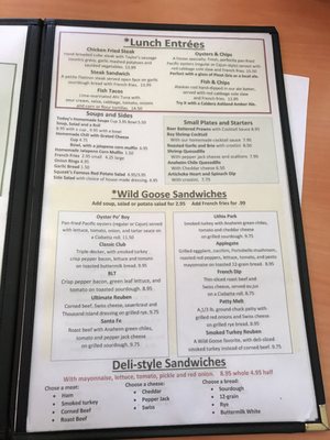 Menu photo 2 Wild Goose Cafe & Bar Ashland, OR Menu photo 2 Wild Goose Cafe & Bar Ashland, OR