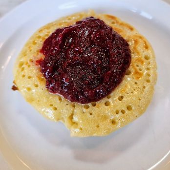 The Crumpet Shop - Crumpet w/jam (5/26/25) - Bakeries Near Me - Edmonds, Washington