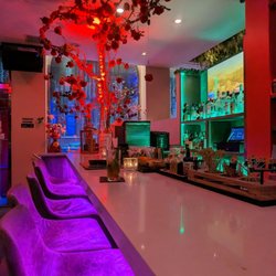 The beautiful, and very colorful bar