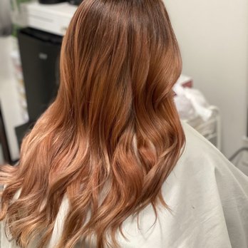 Hair Magic By So - "Rosé" hair color with a subtle balayage lol she had a hard time naming it but man was it beautiful. - Hair Stylists Near Me - La Habra, California Hair Magic By So - "Rosé" hair color with a subtle balayage lol she had a hard time naming it but man was it beautiful. - Hair Stylists Near Me - La Habra, California