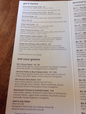 Menu photo 4 Bin 4 Burger Lounge Victoria, BC Menu photo 4 Bin 4 Burger Lounge Victoria, BC