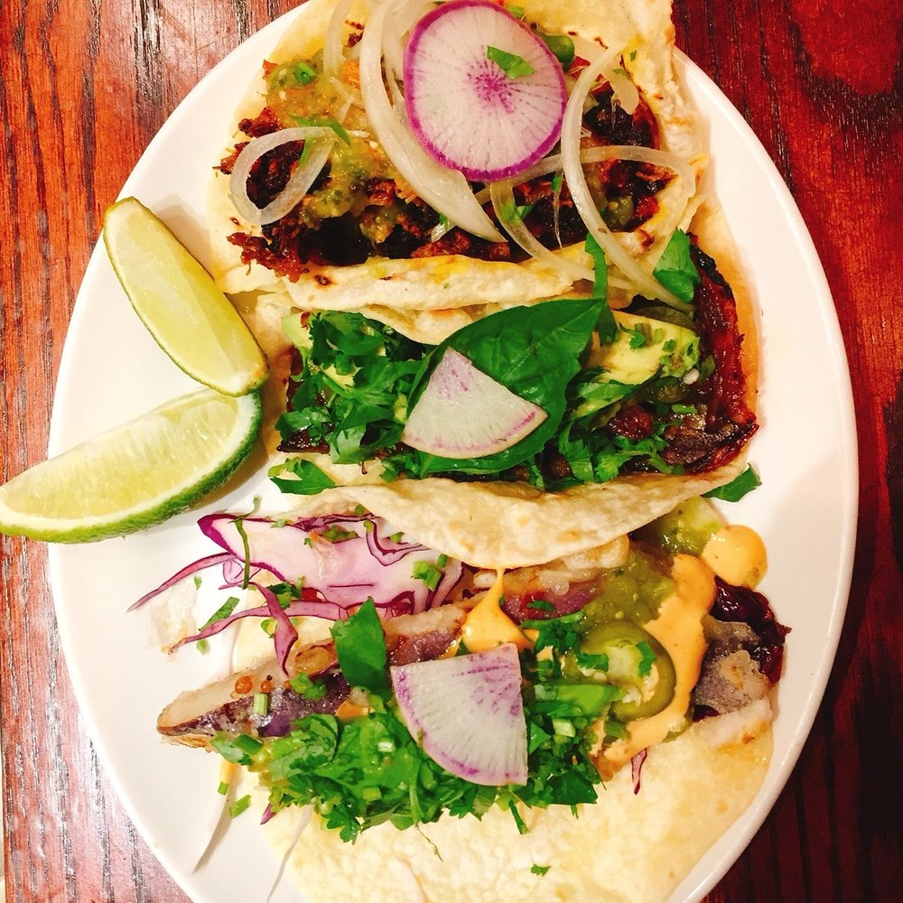El Camino - Pig head, ox tongue and Japanese eggplant from top to bottom - Mexican Near Me - Ottawa, Ontario