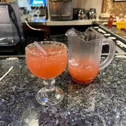 El Agave's Mexican Restaurant - Pitcher of Raspberry Margarita's