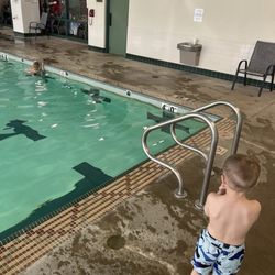 Young's Golf - Recreation - Dining - My kids enjoying the big pool!  There is a nice sauce and large jacuzzi as well