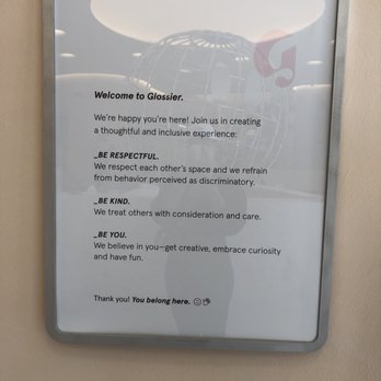 Glossier LA - Welcome message - Cosmetics & Beauty Supply Near Me - West Hollywood, California Glossier LA - Welcome message - Cosmetics & Beauty Supply Near Me - West Hollywood, California