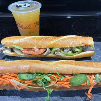 Pho Banh Mi Che Cali - Bbq chicken & Teriyaki Beef Bánh mì $15 with free tea. - Vietnamese Near Me - Pasadena, California