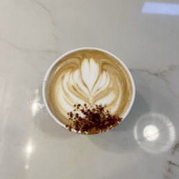 One of the winter spice lattes