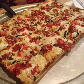 Buddy's Pizza - 8 square margharita - Pizza Near Me - Detroit, Michigan Buddy's Pizza - 8 square margharita - Pizza Near Me - Detroit, Michigan