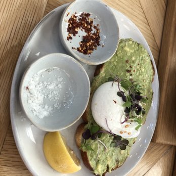 Magnolia Table - Avocado toast with a poached egg on top - Breakfast & Brunch Near Me - Waco, Texas