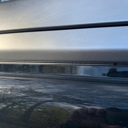 Boch Collision Center - Paint behind the visor on seal.