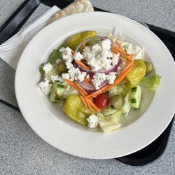 Pino's Pizza - Awesome Greek Salad!