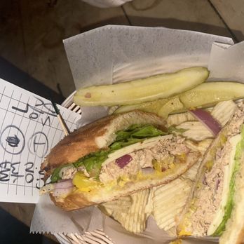 The Garage - Tuna on a perfectly toasted Hoagie... - Sandwiches Near Me - Birmingham, Alabama The Garage - Tuna on a perfectly toasted Hoagie... - Sandwiches Near Me - Birmingham, Alabama