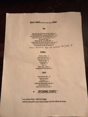Menu photo 7 Black Rabbit Brooklyn, NY