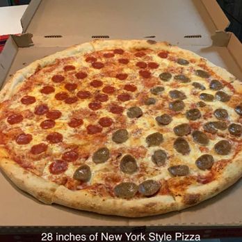 Benny Palmetto's - 28" Pepperoni Pizza and Half Sausage. - Pizza Near Me - Mount Pleasant, South Carolina Benny Palmetto's - 28" Pepperoni Pizza and Half Sausage. - Pizza Near Me - Mount Pleasant, South Carolina