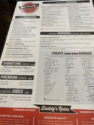 Menu photo 3 Bad Daddys Burger Bar Greensboro, NC Menu photo 3 Bad Daddys Burger Bar Greensboro, NC