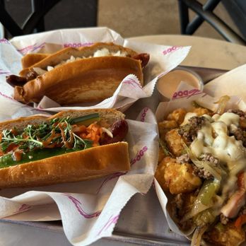 Haute Dogs  - Banh Mi Dog, Three Piece Suit Dog, Cheesesteak Tots - Hot Dogs Near Me - Arlington, Virginia
