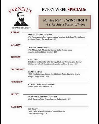 Menu photo 7 Parnell's Pub & Restaurant New York, NY Menu photo 7 Parnell's Pub & Restaurant New York, NY