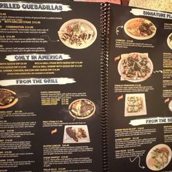Chihuahua's Mexican Restaurant & Cantina - Menu