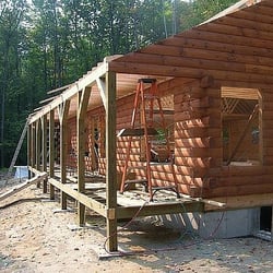 Michael Nadeau Builders LLC - Log home build