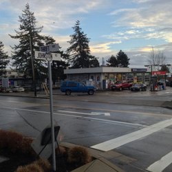Petro-Canada - View from the other street corner after the rain has cleared.