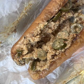 Route 66 - Small Chicken tikka cheesesteak. I Added jalapeño - American Near Me - Lancaster, Pennsylvania Route 66 - Small Chicken tikka cheesesteak. I Added jalapeño - American Near Me - Lancaster, Pennsylvania