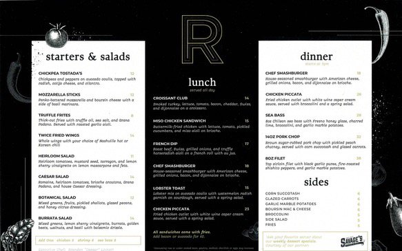 Menu photo 6 The Refinery Birmingham, AL Menu photo 6 The Refinery Birmingham, AL