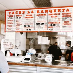 Tacos La Banqueta - Menu