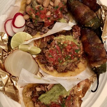 Lucky Root Tacos  -  plate of food - Food Trucks Near Me