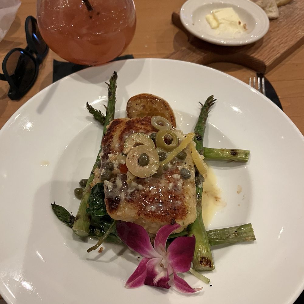 MB Grille - Parmesan Crusted Halibut--so good! - New American Near Me - Simi Valley, California MB Grille - Parmesan Crusted Halibut--so good! - New American Near Me - Simi Valley, California