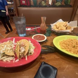Tacos and Mexican rice Tacos and Mexican rice