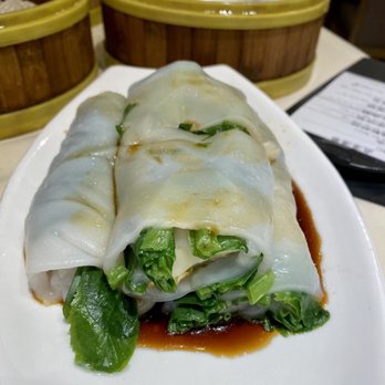 Ming's Seafood Restaurant - Egg tofu & pea pod stem rice rolls - Dim Sum Near Me - Malden, Massachusetts