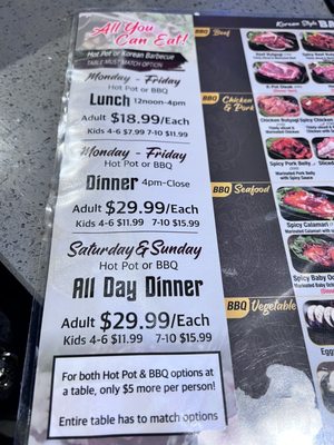 Menu photo 8 KPOT Korean BBQ & Hot Pot Laurel, MD