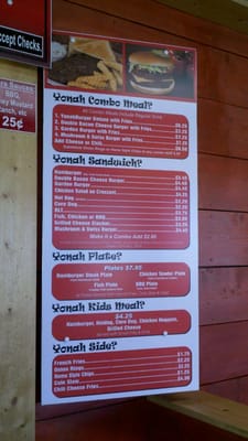 Menu photo 3 Yonah Burger Cleveland, GA