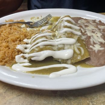 Casa Taquito - Shrimp enchiladas in green salsa - Mexican Near Me - Corona, California
