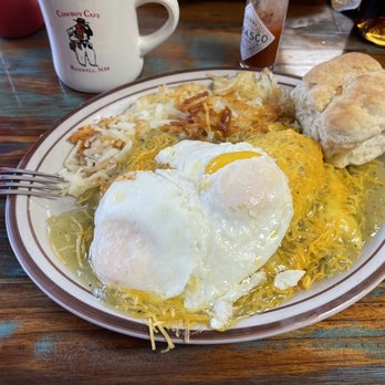 Cowboy Cafe - The Alien Omelet! - Breakfast & Brunch Near Me - Roswell, New Mexico