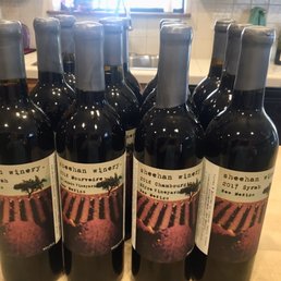 Case of Sheehan wine! Yummy!