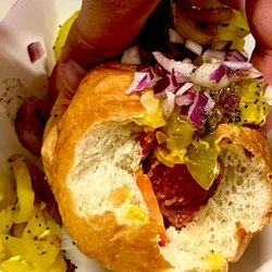 Bite of Chicago dog