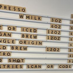 Tectonic Coffee Cafe - Menu as of June 2024 (p. 1)