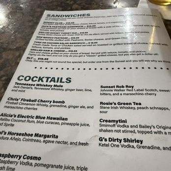 Sunset Grill and Bar - Sandwiches and cocktails - Karaoke Near Me - Albuquerque, New Mexico