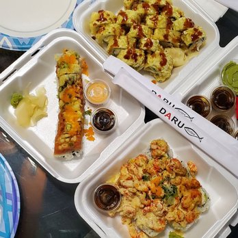 Daru Sushi - Big Dog, Las Vegas Roll & Baby Lobster Roll - Sushi Bars Near Me - Bellflower, California Daru Sushi - Big Dog, Las Vegas Roll & Baby Lobster Roll - Sushi Bars Near Me - Bellflower, California
