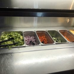 Rusty Spur Saloon - Salad bar. Tiny but fresh