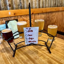 Craft beer flight Craft beer flight