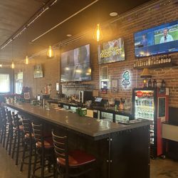 Palmetto Taps - Main bar with commercial domestics and wine. They didn't open until noon on this day but let us in at 11:30!