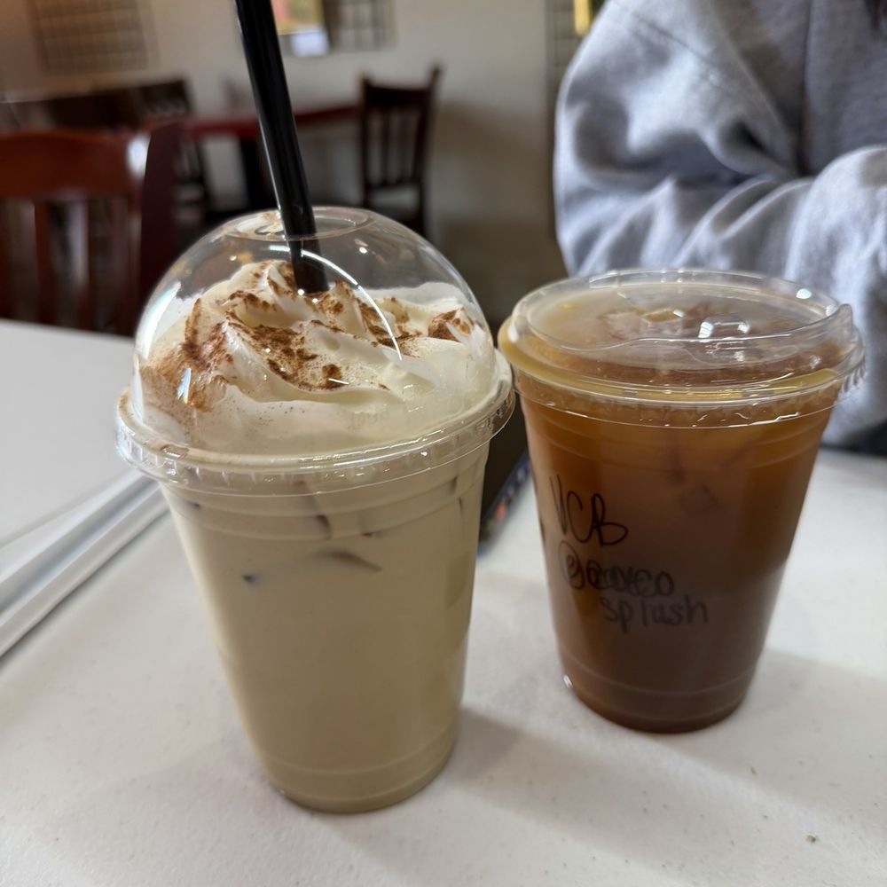 Wake Forest Coffee - Honeycomb latter and cold brew with splash of coconut milk - Desserts Near Me - Wake Forest, North Carolina Wake Forest Coffee - Honeycomb latter and cold brew with splash of coconut milk - Desserts Near Me - Wake Forest, North Carolina