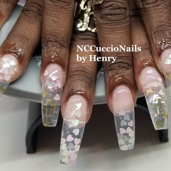 NC Cuccio Nails & Spa - Long Clear Hearts and Gold
Design by Henry - Nail Salons Near Me - Riverside, California NC Cuccio Nails & Spa - Long Clear Hearts and Gold
Design by Henry - Nail Salons Near Me - Riverside, California
