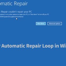 Friend of a Friend Computers - Windows 10 Automatic Repair Loop