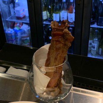Doc B's Restaurant + Bar - Candied bacon offered at the bar. - New American Near Me - Chicago, Illinois Doc B's Restaurant + Bar - Candied bacon offered at the bar. - New American Near Me - Chicago, Illinois