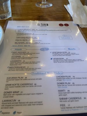 Menu photo 4 El Turco Turkish Food Miami, FL
